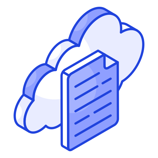 archivo en la nube icono gratis