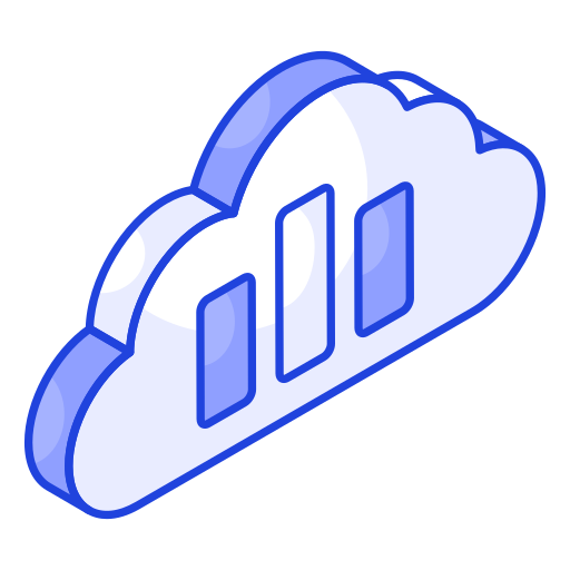 análisis de la nube icono gratis