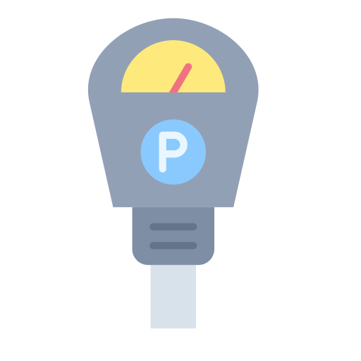 Parking meter free icon