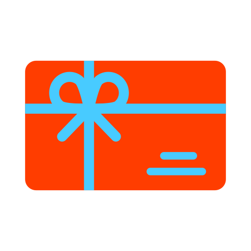 tarjeta de regalo icono gratis