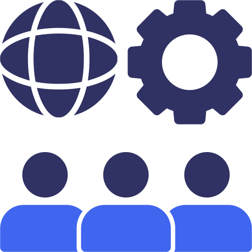 cultura de la empresa icono gratis