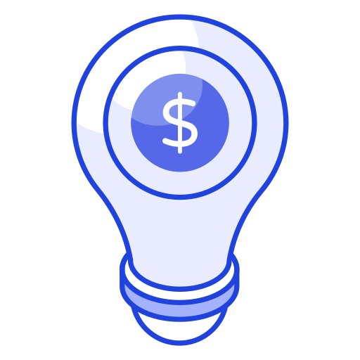 idea financiera icono gratis