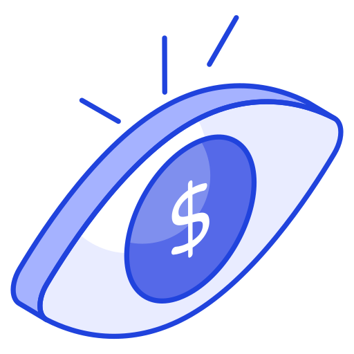 visión empresarial icono gratis