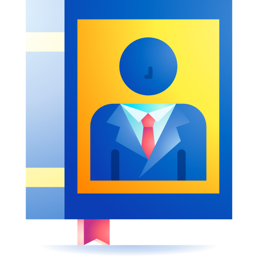 biografía icono gratis