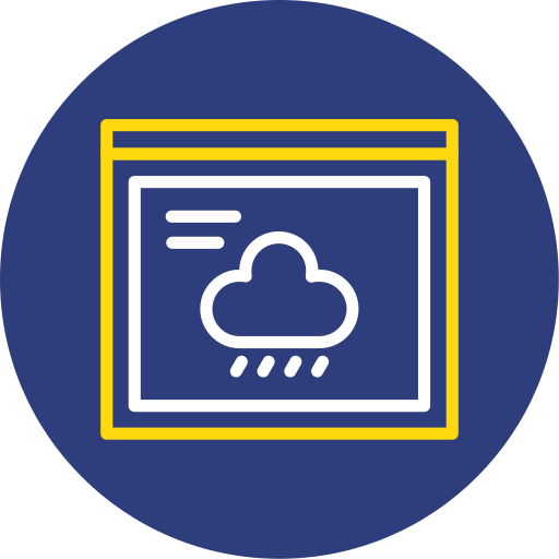lluvia icono gratis