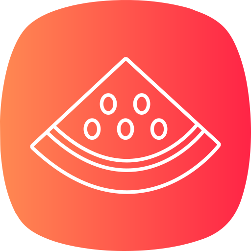 rodaja de sandia icono gratis