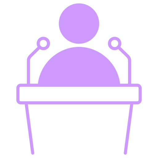 Public speaking free icon