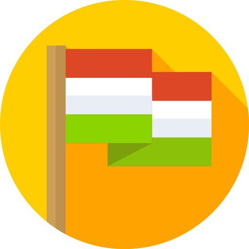 Bandeira indiana grátis ícone Bandeira indiana grátis ícone