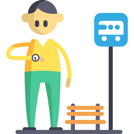 Bus stop - Free people icons