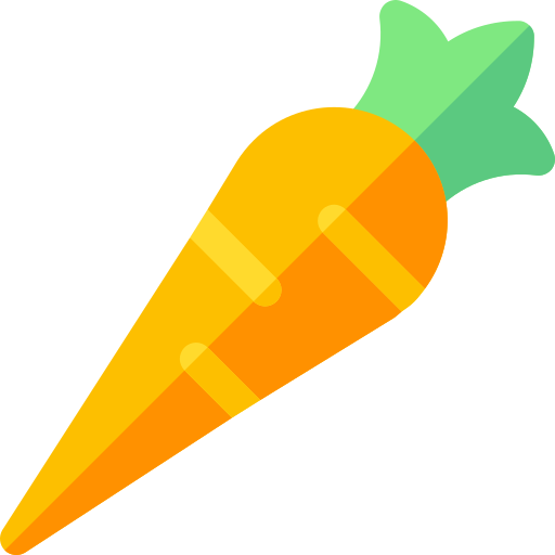 Carrot Basic Rounded Flat icon