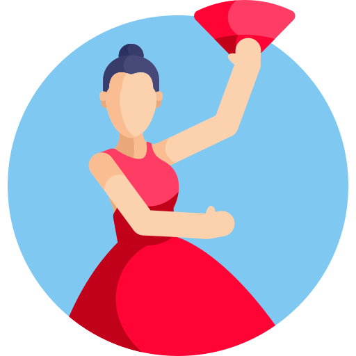 Flamenco icono gratis