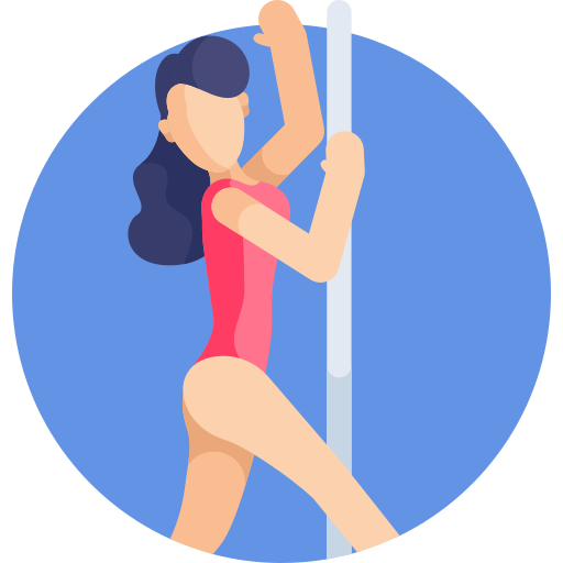 Pole dance icono gratis