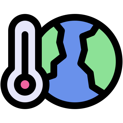 temperatura global icono gratis