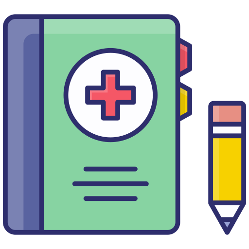 historial médico icono gratis