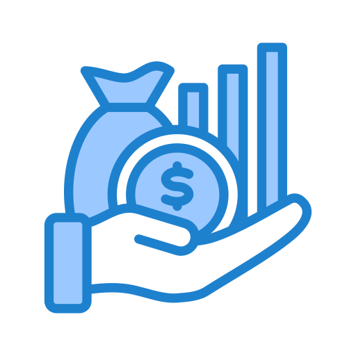 ganancia icono gratis