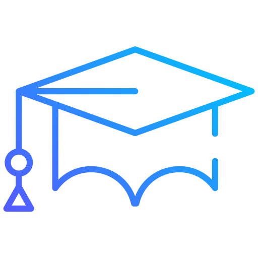 gorro de graduación icono gratis