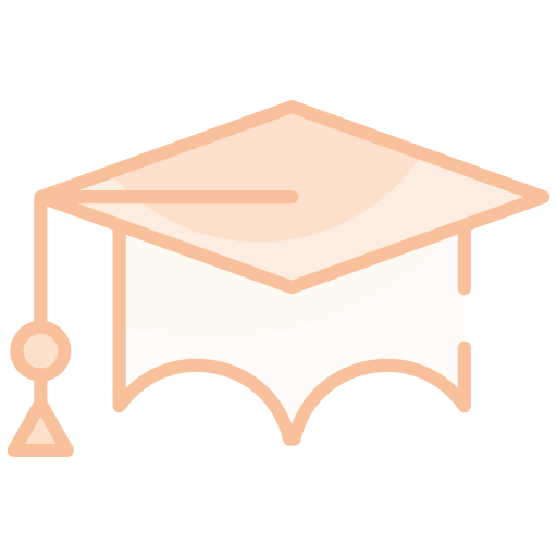 gorro de graduación icono gratis