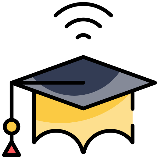 educación en línea icono gratis