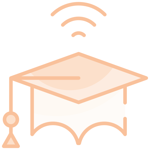 educación en línea icono gratis
