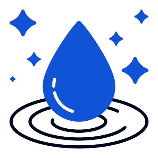 agua limpia icono gratis