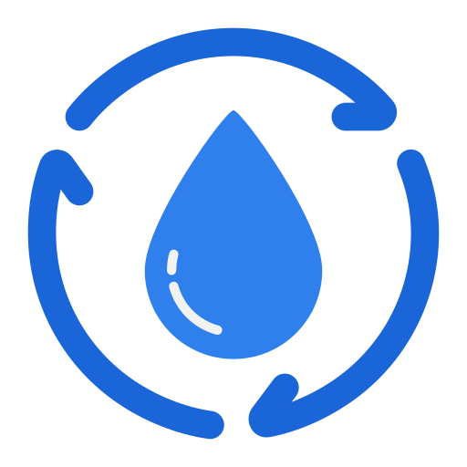 reciclaje de agua icono gratis