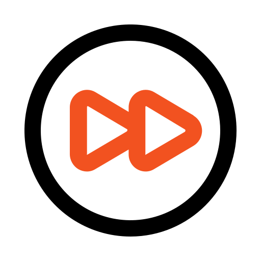 avance rápido icono gratis