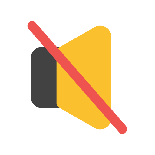 sin sonido icono gratis