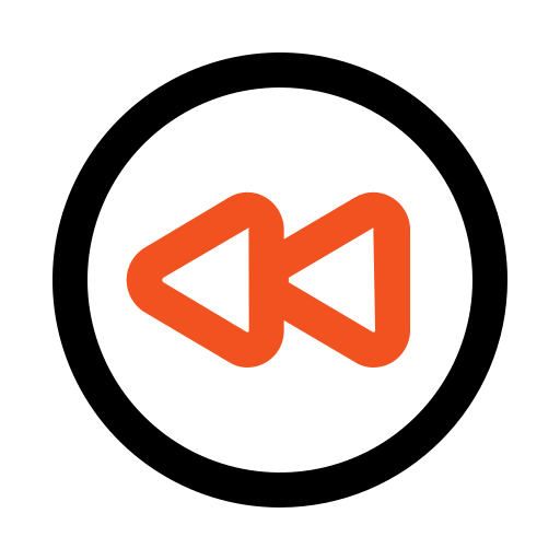 rebobinar icono gratis