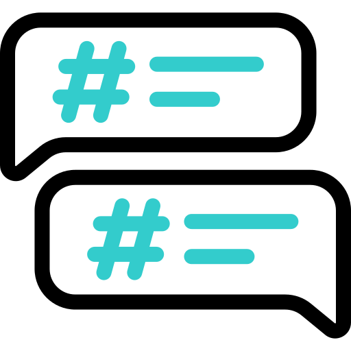 hashtags kostenlos Icon hashtags kostenlos Icon