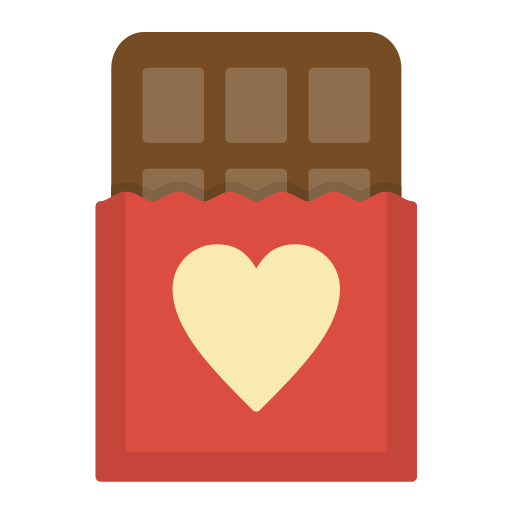 barra de chocolate icono gratis