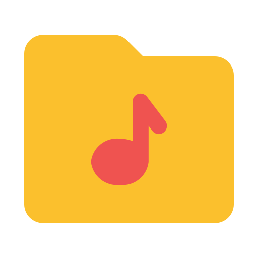 Music folder free icon