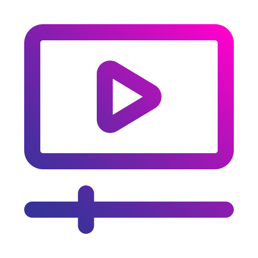 reproductor de video icono gratis