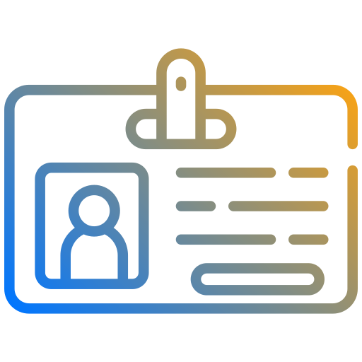 carte d'identité Icône gratuit