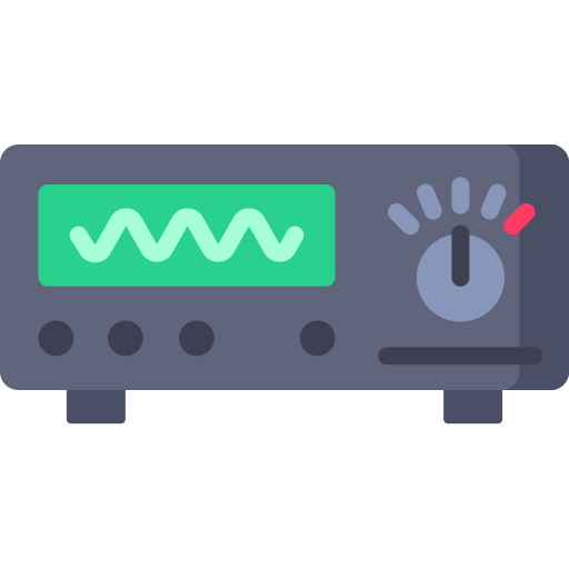 Oscilloscope Special Flat icon