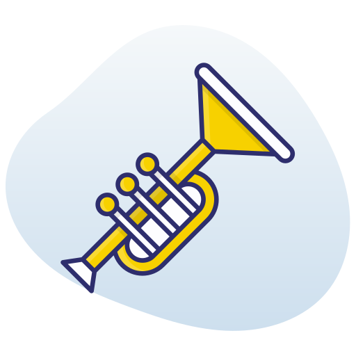 trompeta icono gratis