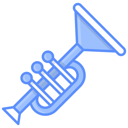 trompeta icono gratis