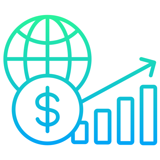 economía icono gratis
