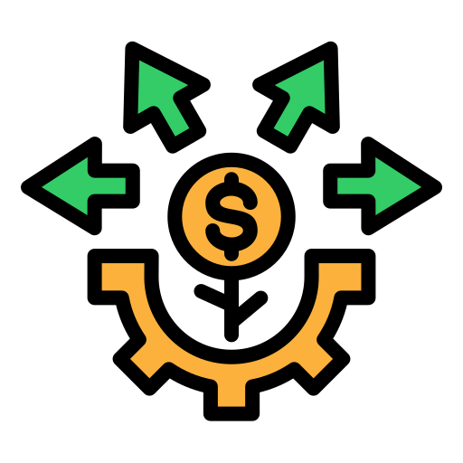 economía colaborativa icono gratis