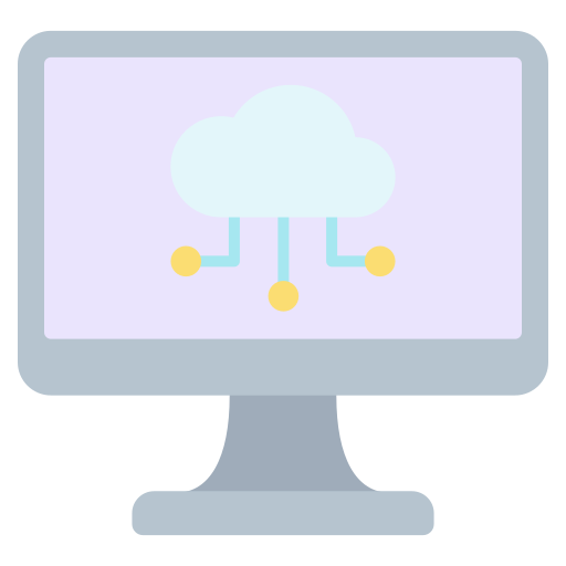 computación en la nube icono gratis