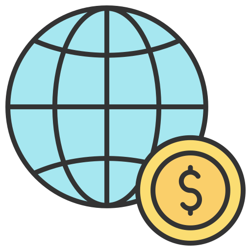 economia global icono gratis