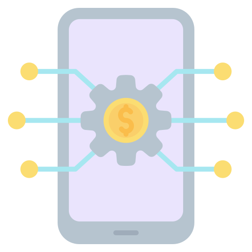 technologie financière Icône gratuit
