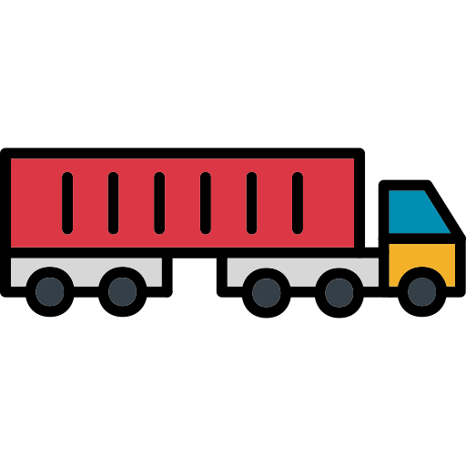 semi camión icono gratis