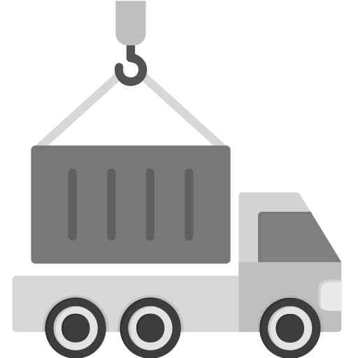 Container truck free icon