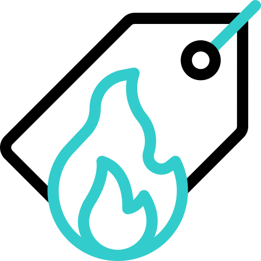 Горячая распродажа бесплатно иконка