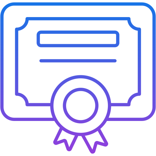 certificado icono gratis