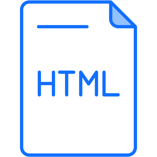 documento html icono gratis