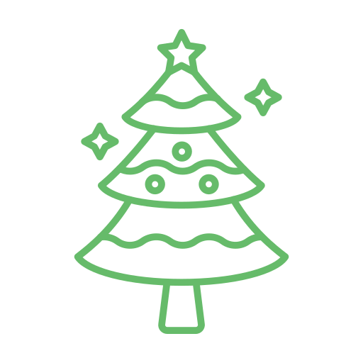 árbol de navidad icono gratis