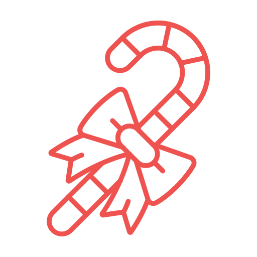 bastón de caramelo icono gratis