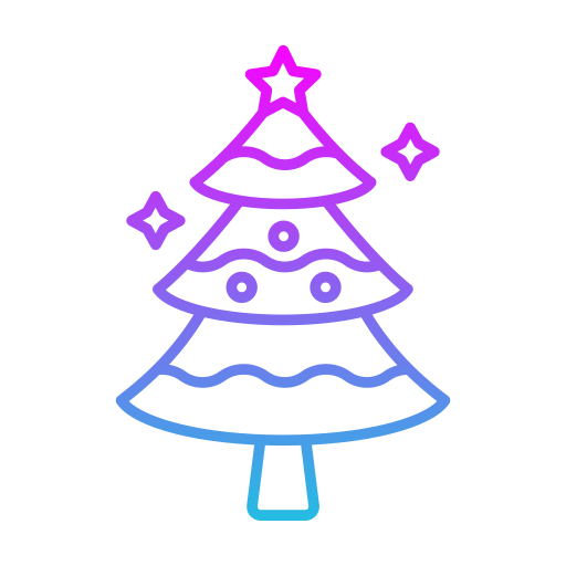 árbol de navidad icono gratis