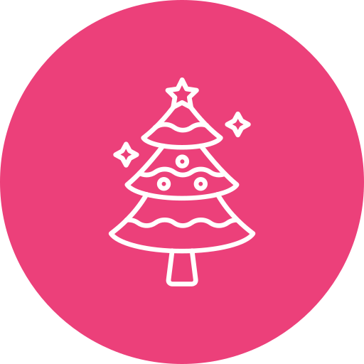 árbol de navidad icono gratis